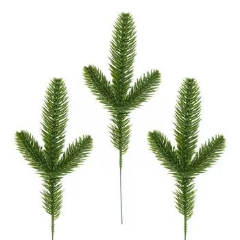 1 Buc Flori Artificiale Verde Pin Ac pentru Nunta Decor de Crăciun idei de Cadouri Xmas Tree Decor Fals Planta Scrapb Y9Y5