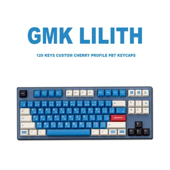 129 Cheile GMK Lilith Taste Personalizate Cherry Profil PBT Taste Cherry MX Tastatură Mecanică Personalizate GMK Keycap