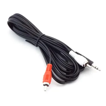1M/1,5 M/3M tată de 3,5 mm Mufa Jack Pentru Dual 2 RCA conector de sex Masculin cablu Cablu Audio Stereo y Splitter Aux La 2RCA TV Sunet Difuzor P1