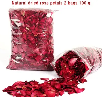 200g Naturale Uscate de Petale de Trandafir pentru Flori de Nunta Conservate Trandafir Tort de Decorare Frumusețea Baie de Înmuiere Fleurs Sechees