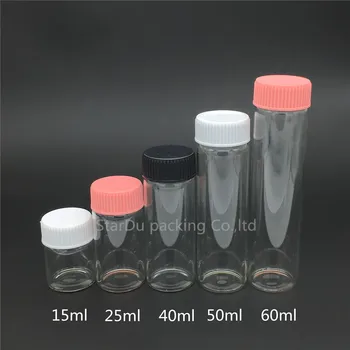 200pcs 30*100mm 50ml Șurub Gât de Sticlă Cu Capac de Plastic Pentru Oțet Sau alcool,carft/depozitare Bomboane Sticla
