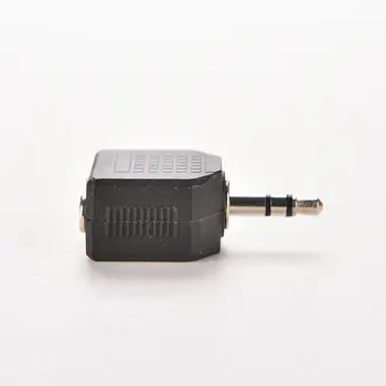 3.5 mm Stereo Y Splitter Adaptor Audio - 1/8