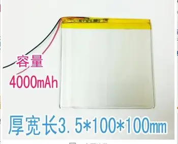3.7 V Tablet PC baterie 4000mAh brand generic tv cu litiu polimer baterie 35100100 baterie Reîncărcabilă Li-ion baterie Reîncărcabilă Li-ion