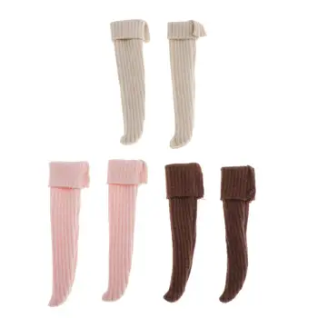 3 Perechi Stil de Moda Roz Ciorapi Potrivit pentru Papusa BJD Papusa Șosete 1/6 Haine Accesorii