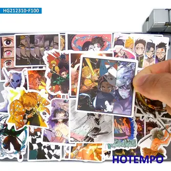 50/100 Buc Anime Demon Ucigaș De Desene Animate Amuzante Album De Telefon Laptop Chitara Casca Skateboard, Bicicleta Motocicleta Masina Pachet De Stickere