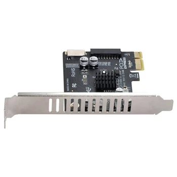 5Gbps Tip-E USB 3.1 Panoul Frontal Soclu & USB 2.0, PCI-E 1 X Express Card VL805 Adaptor pentru Placa de baza