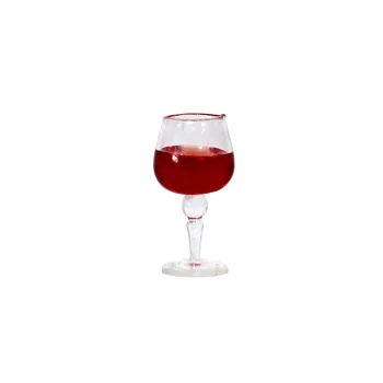 5pcs 1:12 Vin GlassesResin Mini Cupe de Bere de Apă Potabilă Cupe Model de casă de Păpuși Ornament Bucătărie Miniaturi Accesorii