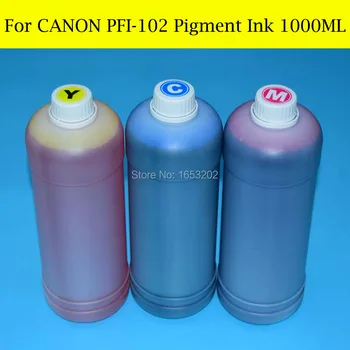 6 Litri Pentru Canon PFI-102 Pigment Cerneala Pentru Canon iPF500 iPF510 iPF600 iPF605 iPF610 iPF700 iPF710 iPF720 Printer