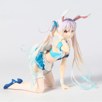 Anime Figurina Chris Aqua Blue Bunny Fata De Ver. 1/4 Scară PVC Colecție de Figurine Model de Jucărie
