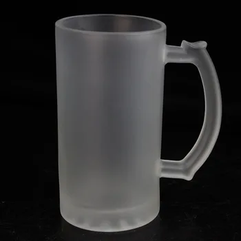 Creative Sticlă Mată Cana de Sticla cu Maner Rezistent la Caldura Cana de Apa Băuturi Cupe Bar Ustensile de Pahare de Bere Sticlărie 450 ML