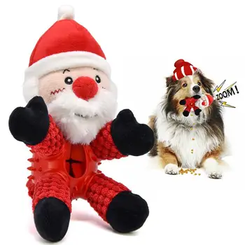 Crăciun Scartaie Câine Jucării Durabile De Cauciuc Umplute Mesteca Câine Jucării Interactive Amuzante Câine Jucării Pentru Catelul S/M Animale De Companie Câini