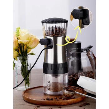 Călătorie Electrice Portabile Rasnita de Cafea de Încărcare USB Profesia de Măcinare din Ceramică de Bază de Boabe de Cafea Rasnita