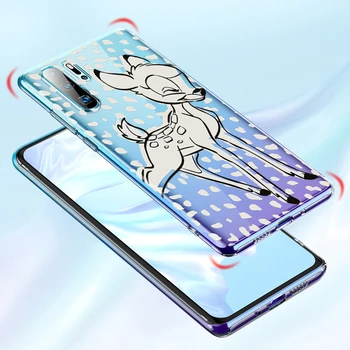 Disney Cerb Bambi Drăguț Cazul în care Telefonul Pentru Huawei P50 P40 P30 P20 Lite 5G Nova Y70 Plus 9 SE Pro 5T Y9S Y9 Prim-Y6 Transparent