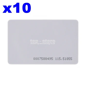 DIYSECUR 10buc 125Khz RFID ID-ul de Card de 0,8 mm Pentru Controlul Accesului Și Ceas de Timp de Utilizare