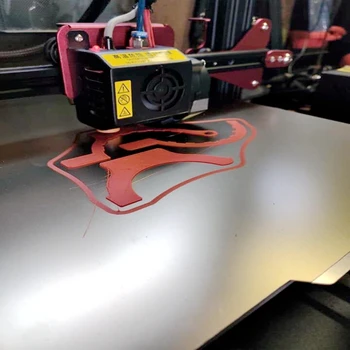 FLEXBED Imprimantă 3D Părți 150*150 mm Îndepărtarea de Primăvară din Tablă de Oțel Aplicate PEI + Magnetic Flex Placa de Baza Pentru TEVO Michelangelo