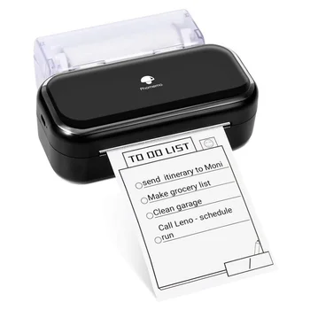 Imprimantă portabilă Imprimantă Foto Wireless Mobile Printer Imprimanta Termica Compatibila cu iOS + Android pentru Cadou
