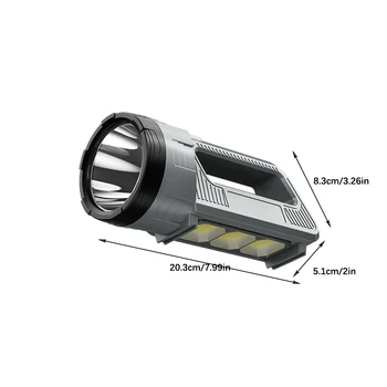 Lanterna LED-uri în aer liber Proiector COB Mari de Lumina Ceașcă de Tip C Reîncărcabilă Reglaj Lampa cu Rază Lungă de Iluminare Lanterna Repararea