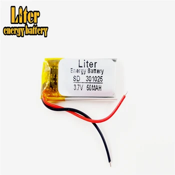 Li-po Litru de energie baterie 3.7 V baterie polimer 031025 301025 50mah camera pen set cu cască