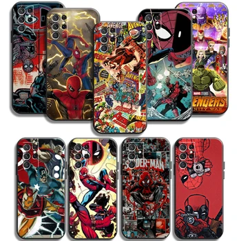 Marvel Heroes Cazuri de Telefon Pentru Samsung Galaxy A22 A31 A32 4G A32 5G A42 5G A20 A21 A22 4G 5G Capac Spate TPU Moale Coque Carcasa