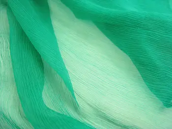 Matase cu Pliuri Georgette Eșarfă Lungă 110cmX180cm Pură Eșarfă de Mătase pentru Femei de Culoare Simplu Mare Dimensiune Șifon Eșarfă Verde