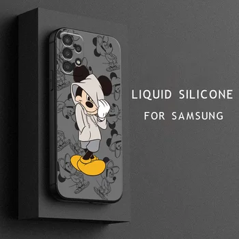Mickey Mouse-Ul Drăguț Caz De Telefon Pentru Samsung Galaxy A14 A13 A12 A31 A91 A81 A71 A51 A11 Core Lite Lichid Coarda Acoperi