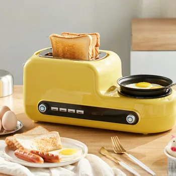 Micul dejun Masina de paine Prajita Acasă Multi-funcție de Mic Trei-în-unul Prăjitor de pâine Automată a Solului Prăjitor de pâine