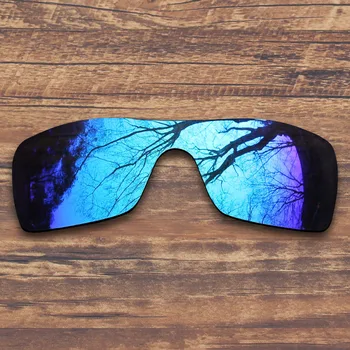 Millerswap Polarizat Lentile de Înlocuire pentru Oakley Batwolf ochelari de Soare Albastru Oglindă (Obiectiv Numai)