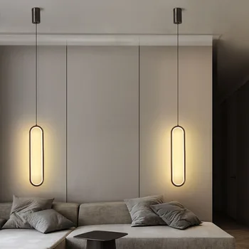 Minimalist Pandantiv Lampă Nordic Moderne Perdeaua de Lumini pentru Noptiera Dormitor Sufragerie Baie Decor Consumabile