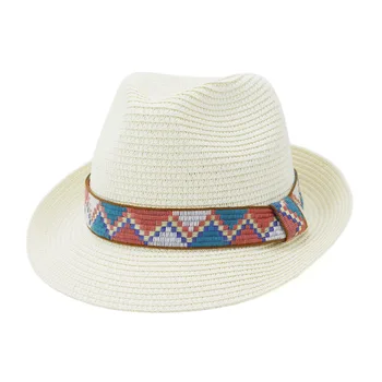 Moda Pălărie de Vară Pentru Femei Drăguț Doamnă Elegant la Modă Paie Trilby Pălării Pentru Fata Sombrero Wide Brim Hat HF172