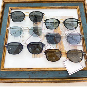 Moda Vintage Square ochelari de Soare din Titan de Înaltă Calitate Bărbați Femei Ochelari de Soare Ochelari de Conducere Auto Protectie UV Umbrire TBS423