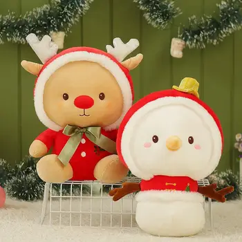 Noi de Craciun Elan Păpușă Jucărie de Pluș Cerb de Crăciun Doll Ziua copilului Ziua de nastere Ragdoll Cadou de Crăciun
