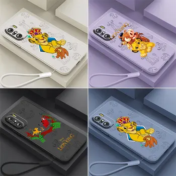 NOI Disney The Lion King Telefon Caz Pentru Xiaomi Redmi K50 K40 10X 10 9T 9AT 9A 9C 9 8A 8 7 6A 5A Gaming Pro Lichid Coarda Acoperi
