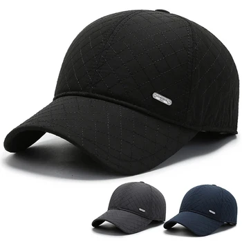 Noi Oamenii Pălărie De Iarnă Îngroșat Plus Puf De Baseball Capac De Protecție Pentru Urechi Tata Pălărie, Șapcă De Baseball Pentru Bărbați Cald Iarna Grila De Înaltă Calitate Pălărie