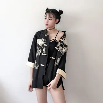 Nouă femei formale halat lung de design kimono tradițional pentru haine kimono japonez plaja cardigan tradiția japoneză