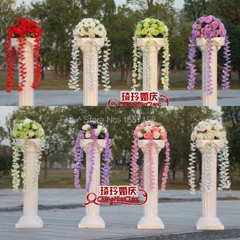 Nunta aranjament nunta diametru buchet de flori de nunta de decorare flori de plumb rutier roman coloana 4 buc/lot