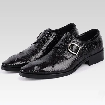 Oamenii Formale Pantofi Noi Afaceri Adidași de Brand Rochie de Mireasa Pantofi pentru Bărbați Încălțăminte Nouă Negru de Design vestimentar din Piele Pantofi pentru Bărbați 44