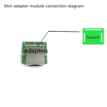 OEM PBC 8 Port Gigabit Ethernet 8 Port întâlnit cu 8 pini mod de antet 10/100/1000 m hub 8way pinul de alimentare Pcb bord OEM schroef gat