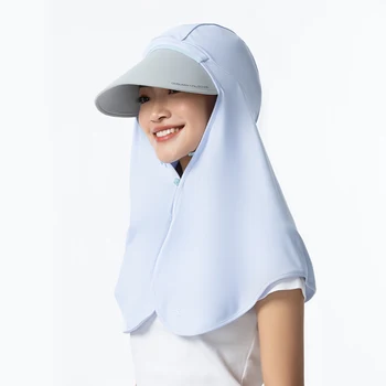 OhSunny Nou Gol Acopere Capul Șal Palarie de Soare cu Gât Capac Protecție Completă Femei UPF 1000+ Protecție UV Lavabil Plaja