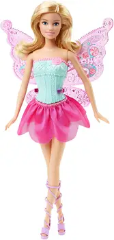 Original Papusa Barbie cu Haine si Accesorii pentru 3 Personaje de Basm Prințesă Sirenă și Zână Cadou de la 3 La 7 Ani