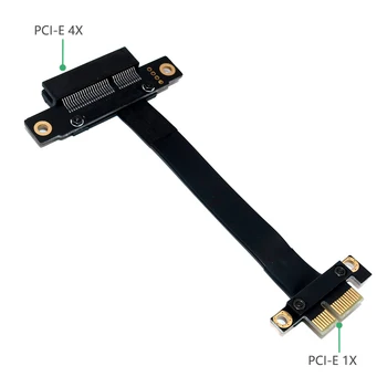 PCIE Riser 17cm PC placa Grafica PCI Express Conector Cablu Riser Card PCI-E 1x la 4x Cablu Flexibil Extensie Port Adaptor NOU