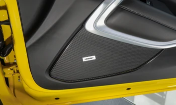 Pentru Chevrolet Camaro 2017 2018 2019 2020 2021 Masina Usa de Interior Capac Decorativ Ornamental Accesorii Styling ABS Fibra de Carbon Rosu