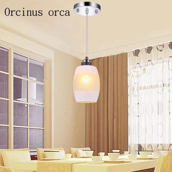 Restaurant candelabru modern masă simplă lampă de agățat creative LED bar trei cap