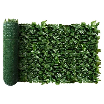 SHGO FIERBINTE-Gard de Decorare Perete Artificial Frunze Verzi Poate Întinde Gard de Intimitate Ecran Frunze de Plante, Potrivite pentru Casa, Gradina