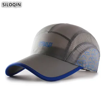 SILOQIN Snapback Cap de Vară pentru Bărbați UV-rezistent Respirabil Sepci de Baseball Dimensiuni Reglabile Sport Femei Capac Pliabil Pescuit Capac