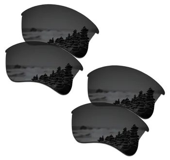 SmartVLT 2 Perechi de ochelari de Soare Polarizat Lentile de Înlocuire pentru Oakley Flak Jacket XLJ Stealth Negru și Stealth Black