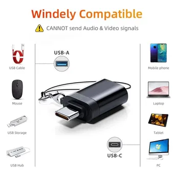 Tip C Micro USB OTG Cablu Adaptor USB 3.0 Convertor Incarcator Auto pentru Ford Mustang GT SHELBY Accesorii Auto