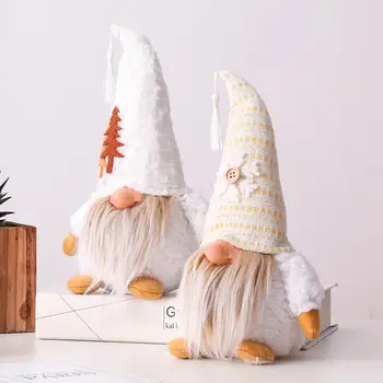Unic De Crăciun Ornament Umplute Nas Mare Cadouri Decor De Crăciun Păpușă De Crăciun Desktop Fără Chip Gnome Papusa De Plus
