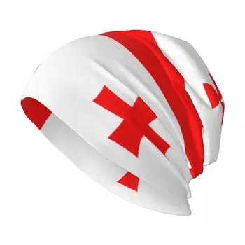 Unisex Casual Pălărie Steagul Georgiei Capac De Cald Iarna Căciuli Adult Hip Hop Capota Pălărie