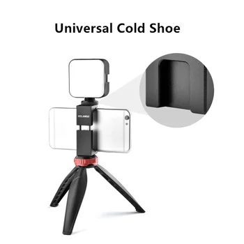 Universal din Aluminiu, Tableta, Smartphone Tripod Mount Stand Suport de Telefon W Rece de Pantofi pentru Iphone Android pe Orizontală pe Verticală de Fotografiere