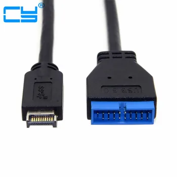 USB 3.1 Panoul Frontal Header USB 3.0 20Pin Antet Cablu de Extensie 20cm pentru Placa de baza ASUS